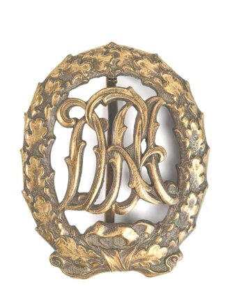 Deutsches Turn- und Sportabzeichen  DRA in bronze, Ausführung 1919-1934