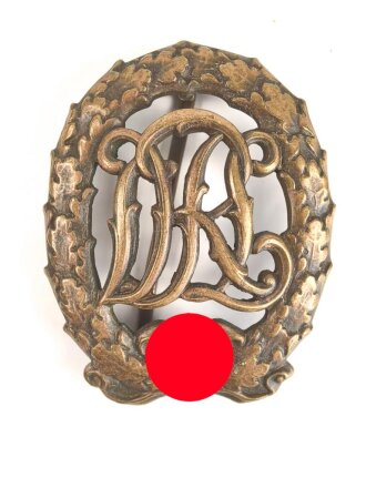 Deutsches Reichssportabzeichen  DRL bronze, Hersteller Wernstein Jena