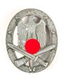 Allgemeines Sturmabzeichen . Zink mit resten der versilberung, Gegenhaken neuzeitlich wieder angelötet