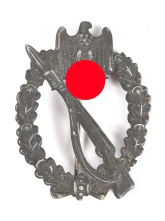 Infanteriesturmabzeichen , Zink mit resten der...