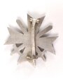 Kriegsverdienstkreuz 1939,  1. Klasse mit Schwertern. Buntmetall, Hersteller 43 für Julius Bauer Söhne, Zella-Mehlis