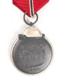 Medaille Winterschlacht im Osten, Hersteller 71 für Rudolf Leukert im Bandring, Gablonz. Sehr guter Zustand, am Band