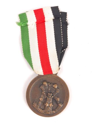 Deutsch Italienische Erinnerungsmedaille an den Feldzug in Afrika ,  bronze, am Band