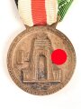 Deutsch Italienische Erinnerungsmedaille an den Feldzug in Afrika ,  bronze, am Band