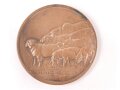 Staats Ehrenpreis " Der Reichsminister für Ernährung und Landwirtschaft, Für züchterische Leistungen" Nicht tragbare Medaille 50mm