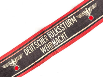 Armbinde "Deutscher Volkssturm Wehrmacht"...