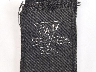Reichsarbeitsdienst, Ärmelband für Führer "R" für Führer im Rheinland. Gesamtlänge 36cm