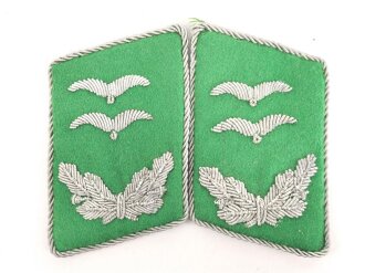 Luftwaffe, Paar Kragenspiegel für einen Oberleutnant...
