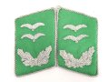 Luftwaffe, Paar Kragenspiegel für einen Oberleutnant der Felddivision