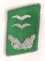 Luftwaffe, Paar Kragenspiegel für einen Oberleutnant der Felddivision