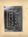 Umformer U 30 b datiert 1945. Gehäuse überlackiert, Deckel Originallack. Funktion nicht geprüft