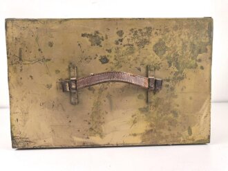 80 Watt Sender a  ( 80 W.S.a ) datiert 1941 ( für Panzerspähwagen und Schützenpanzer) Frontplatte Originallack, Gehäuse beilackiert,  Funktion nicht geprüft