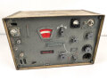 80 Watt Sender a  ( 80 W.S.a ) datiert 1941 ( für Panzerspähwagen und Schützenpanzer) Frontplatte Originallack, Gehäuse beilackiert,  Funktion nicht geprüft
