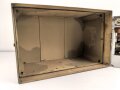 80 Watt Sender a  ( 80 W.S.a ) datiert 1941 ( für Panzerspähwagen und Schützenpanzer) Frontplatte Originallack, Gehäuse beilackiert,  Funktion nicht geprüft