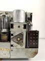 80 Watt Sender a  ( 80 W.S.a ) datiert 1941 ( für Panzerspähwagen und Schützenpanzer) Frontplatte Originallack, Gehäuse beilackiert,  Funktion nicht geprüft