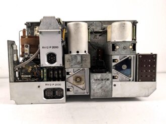80 Watt Sender a  ( 80 W.S.a ) datiert 1944 ( für Panzerspähwagen und Schützenpanzer) Originallack, Funktion nicht geprüft