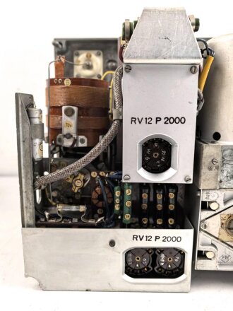 80 Watt Sender a  ( 80 W.S.a ) datiert 1944 ( für Panzerspähwagen und Schützenpanzer) Originallack, Funktion nicht geprüft