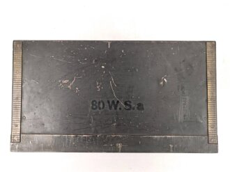 80 Watt Sender a  ( 80 W.S.a ) datiert 1944 ( für Panzerspähwagen und Schützenpanzer) Originallack, Funktion nicht geprüft