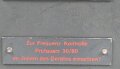 80 Watt Sender a  ( 80 W.S.a ) datiert 1944 ( für Panzerspähwagen und Schützenpanzer) Originallack, Funktion nicht geprüft