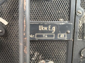 UKW Empfänger g ( UKW E.g ) datiert 1943.  Originallack, Funktion nicht geprüft
