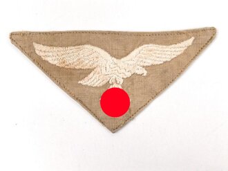 Luftwaffe, Brustadler für ein Tropenhemd, getragenes Stück