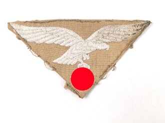 Luftwaffe, Brustadler für ein Tropenhemd, getragenes Stück
