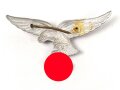 Luftwaffe, Adler für eine Schirmmütze, Leichtmetall, ein Splint fehlt