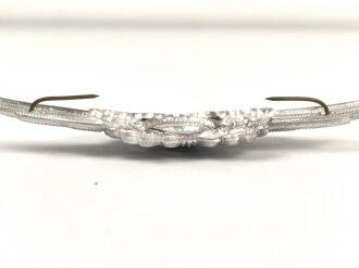Luftwaffe, Schwinge für eine Schirmmütze, Aluminium, ungetragen