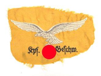 Luftwaffe , Teil eines Fahrzeugstander für ein Kampfgeschwader ? Breite 17cm