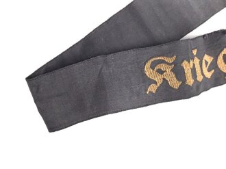 Kriegsmarine Mützenband,  Gesamtlänge 61cm