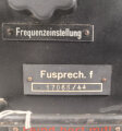 Funksprechgerät f ( Fusprech f. ) datiert 1944. Bordfunkgerät in Panzerspähwagen. Originallack, zum kleinen Teil beilackiert. Funktion nicht geprüft