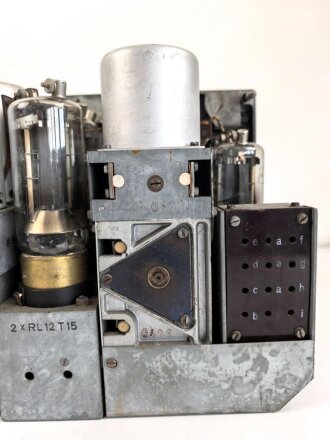30 Watt Sender a datiert 1944 ( Panzerfunk ) Originallack, Funktion nicht geprüft