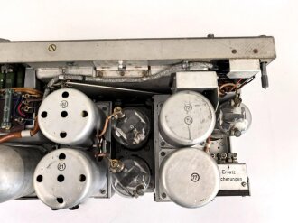 30 Watt Sender a datiert 1940 ( Panzerfunk ) Frontplatte Originallack, Gehäuse alt überlackiert, Funktion nicht geprüft