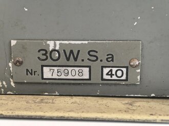 30 Watt Sender a datiert 1940 ( Panzerfunk ) Frontplatte...