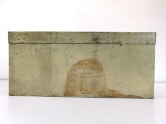 30 Watt Sender a datiert 1940 ( Panzerfunk ) Frontplatte Originallack, Gehäuse alt überlackiert, Funktion nicht geprüft