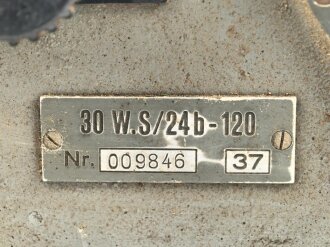 30 Watt Sender / 24 - 120 datiert 1937 ( Panzerfunk )...