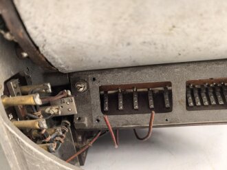 30 Watt Sender / 24 - 120 datiert 1937 ( Panzerfunk ) Originallack, seltenes, frühes Gerät, Funktion nicht geprüft
