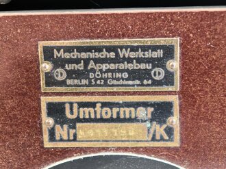 Umformer U 5 . Frühe Baureihe ohne datierung....