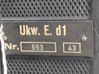 UKW Empfänger d1 ( UKW E.d1 ) datiert 1943....