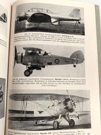 Handbücher der Luftwaffe " Die Luftwaffe der Gegenwart" datiert 1942. 112 Seiten, DIN A5