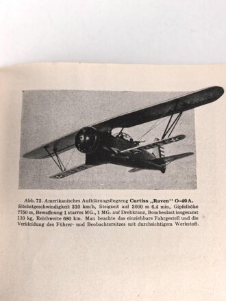 Handbücher der Luftwaffe " Die Luftwaffe der Gegenwart" datiert 1942. 112 Seiten, DIN A5