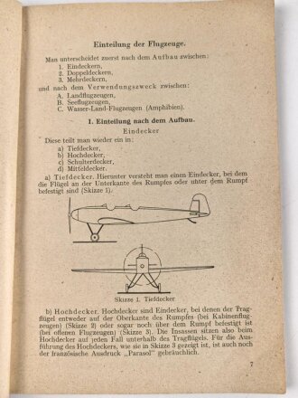 Handbücher der Luftwaffe " Die Luftwaffe der Gegenwart" datiert 1942. 112 Seiten, DIN A5