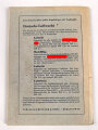 Handbücher der Luftwaffe " Die Luftwaffe der Gegenwart" datiert 1942. 112 Seiten, DIN A5