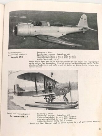 "Die Kriegsflugzeuge Deutschlands Englands und Frankreichs" datiert 1939. 26 Seiten, über DIN A5