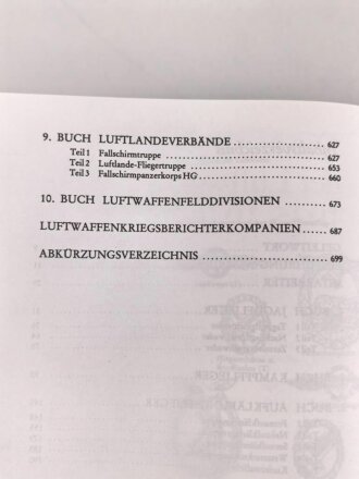 "Die Verbände der Luftwaffe 1935-1945" 703 Seiten, DIN A5