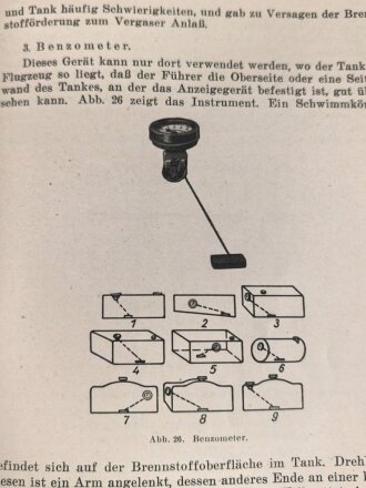 Flugzeugbau und Luftfahrt "Flugzeug-Instrumente" datiert 1934. 99 Seiten, DIN A5