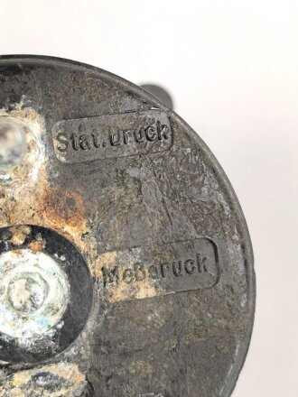 Luftwaffe Fahrtmesser FL 22231, grob gereinigter Boden- oder wasserfund