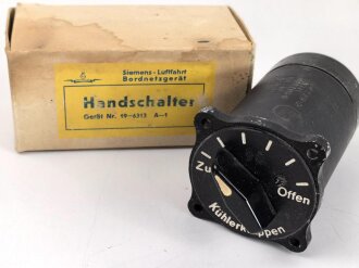 Luftwaffe , Kühlerklappen Handschalter. Fl E6313-01,...