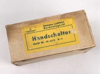 Luftwaffe , Kühlerklappen Handschalter. Fl E6313-01, Ungebrauchtes Stück in der originalen Umverpackung , Funktion nicht geprüft