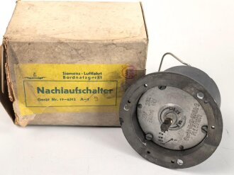Luftwaffe Nachlaufschalter Geräte Nummer 19 - 6312...
